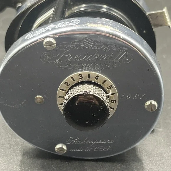 Shakespeare President II 1982 Baitcasting Fishing Reel Model DB USA Vintage - Picture 5 of 7
